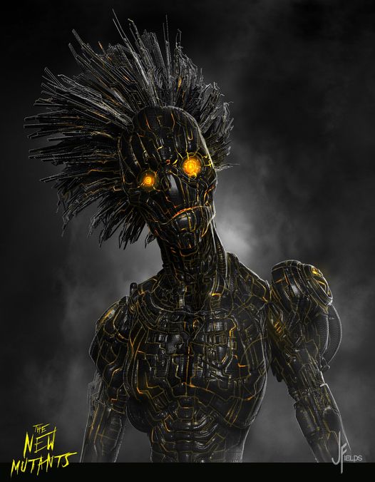Warlock character Concept Design. (was cut from the film)