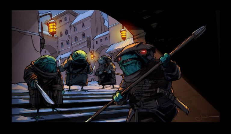 At one point in an early version of the script, Rey, Poe, Finn etc were going to run into a gang of Lanai ‘Caretaker’ Assassins on the streets of Kijimi.
