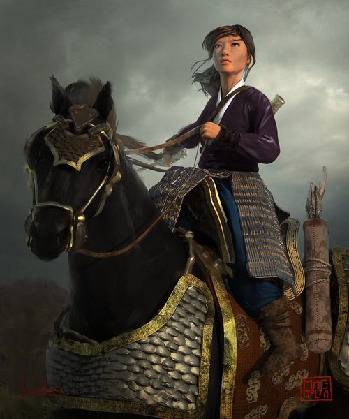 Early Mulan Sculpts and Concept.