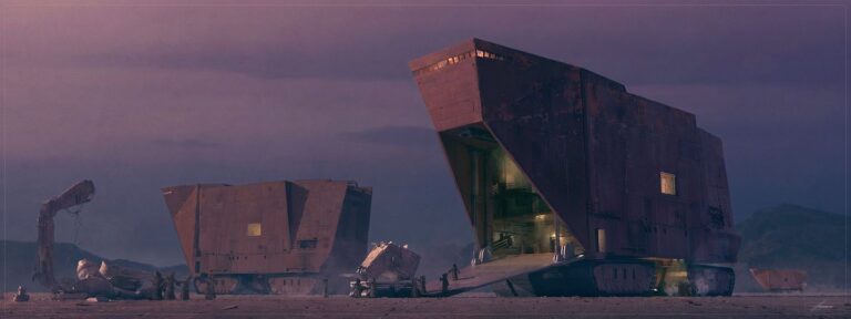 Jawas on their way to the final gathering.