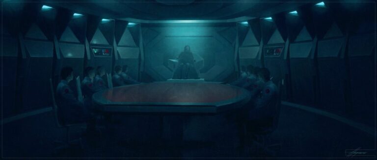 Kylo Rens conference room.