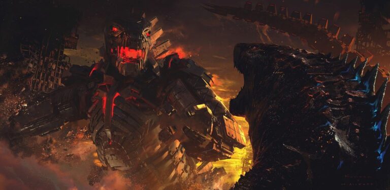 MechaGodzilla keyframes (A concept sketched by Matt Allsopp)