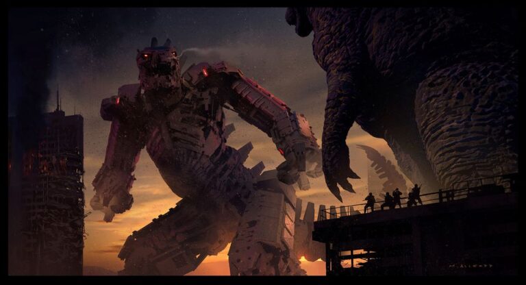 Mechagodzilla v Godzilla.