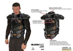 Tibbs' suit design.