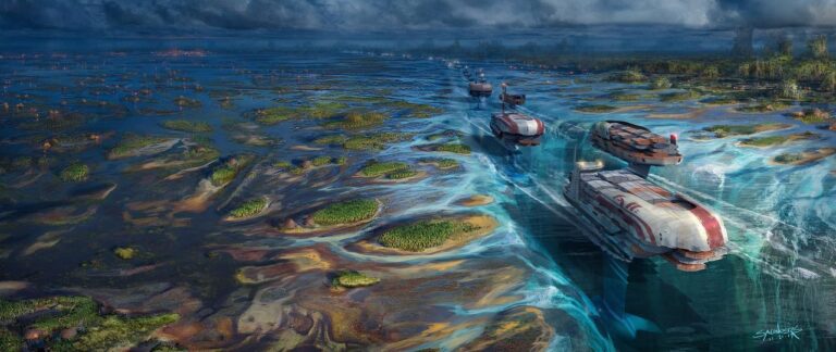 Wetland Pirate Planet Shipping Lane.
