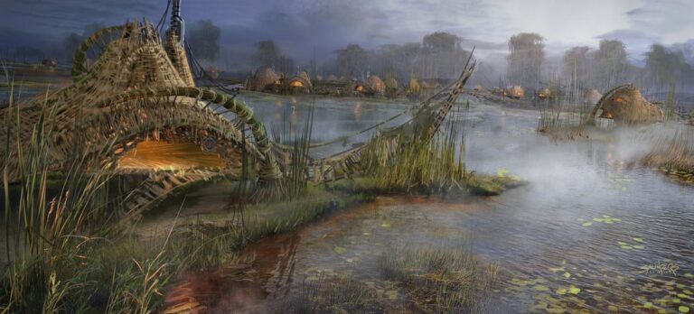 Wetland Pirate Planet Village.