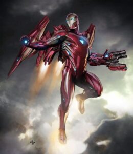 The liquid metal Iron Man suit design