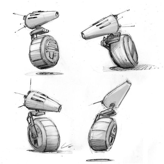 D-O droid character design