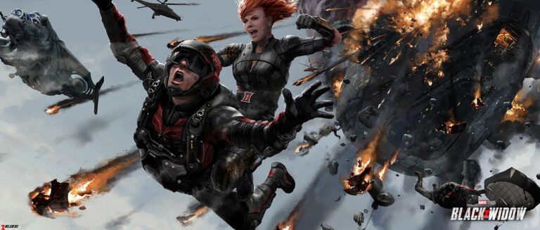 Natasha free falling keyframe