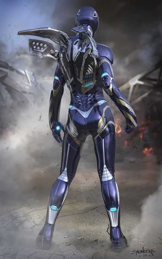 Rescue Suit final design with Air Brakes deployed.