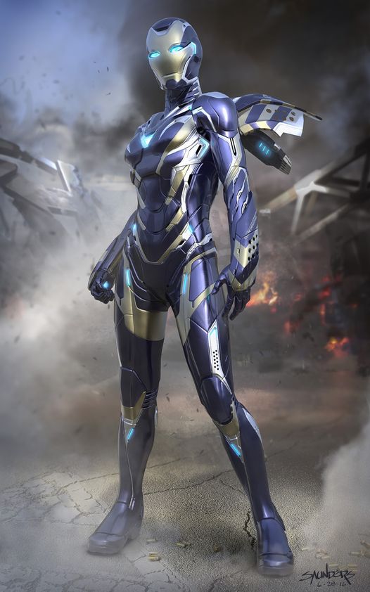 Rescue Suit final design with Auxiliary thrusters deployed.