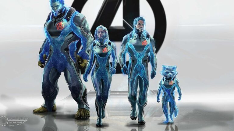 The Time Travel Suits design with special force field appearing while they would travel through the Quantum realm.