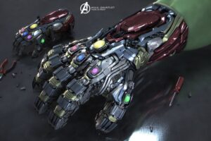 Hulk and Iron Man Infinity Gauntlet