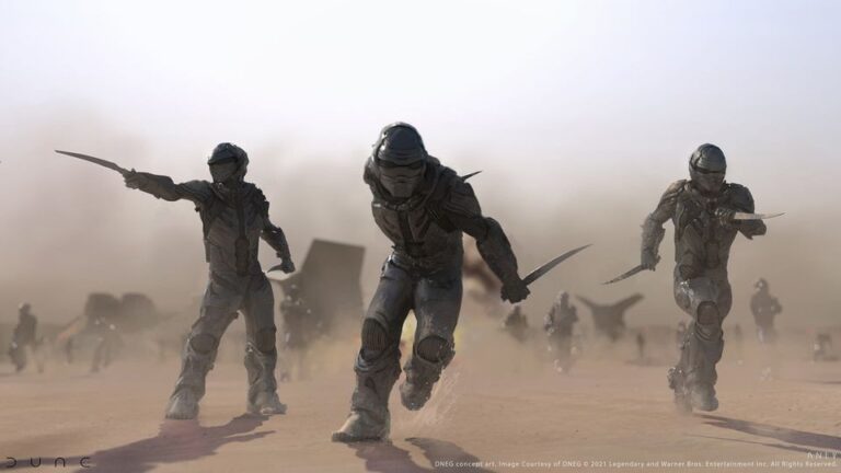 Early fremen 'future armor' concept.