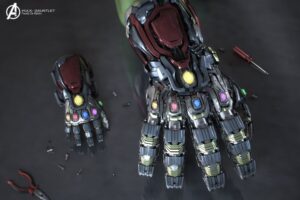 Hulk and Iron Man Infinity Gauntlet