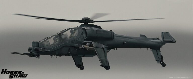 An attack helicopter design.