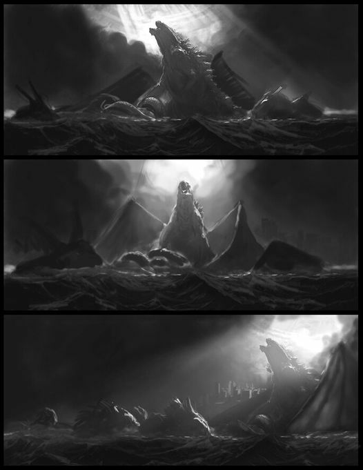 Compositional Sketches of Bow to the King.