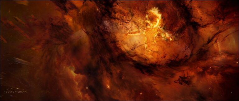 Jean Grey getting torn apart by the alien swarm.