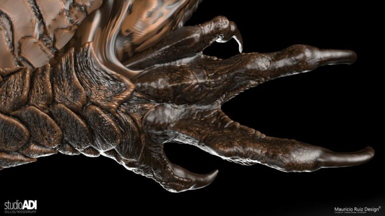 Final Approved 3D Rodan's Claws Concept.