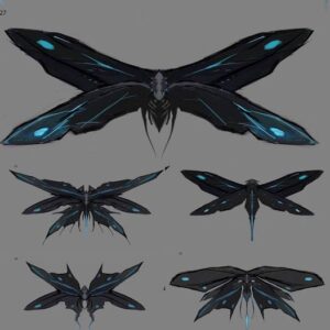 Mothra early concept art.