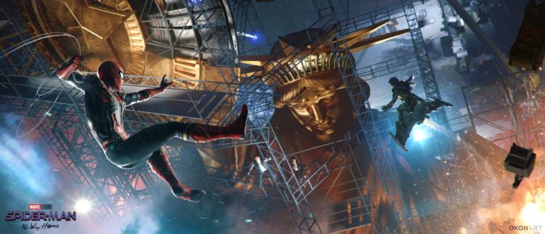 The final battle around updated Statue of Liberty.