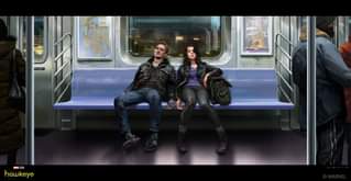 อาจเป็นรูปภาพของ 4 คน, ผู้คนกำลังนั่ง, รถไฟ และ สถานที่ในร่ม