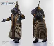 May be an image of 1 person and text that says 'MARVEL MOCN KNIGHT S F S DRESS LENGTH 03 DES ©MARVEL'