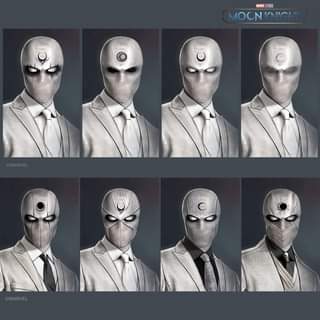 Mr. Knight masks design.