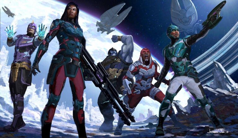 An initial Starforce team concept.