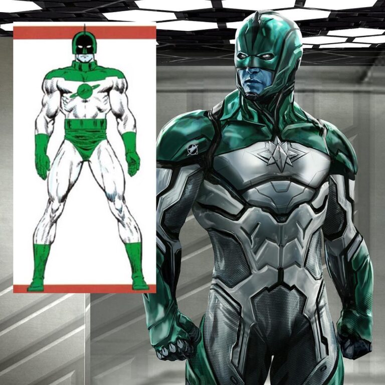 An one of member of the Star Force team character concept