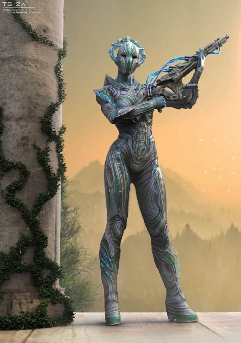 Early Kree Temple Gaurd.