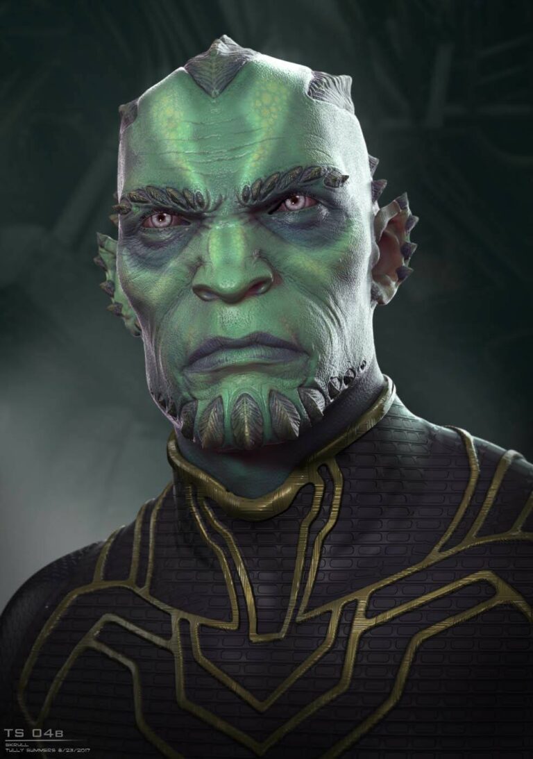Early Skrull Portrait Exploration