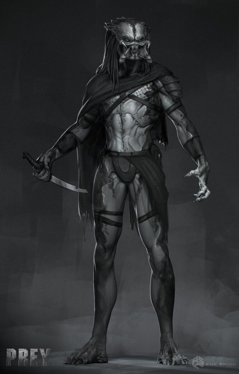 Predator character concept design.