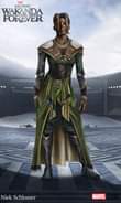 May be an image of standing and text that says 'MARVEL BLACK PANTHER WAKANDA FOREVER BITAALL Niek Schlosser MARVEL'