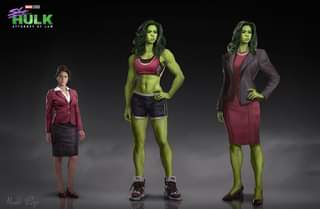 She-Hulk costume design.