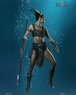 Talokan female warrior concept design.