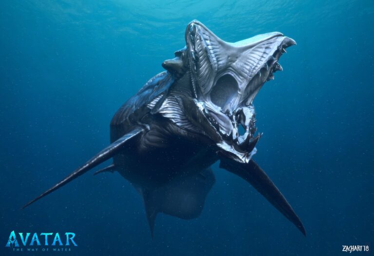 Akula "A Pandoran shark" concept art.