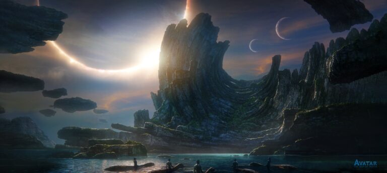 Eclipse at the Cove of the Ancestors.