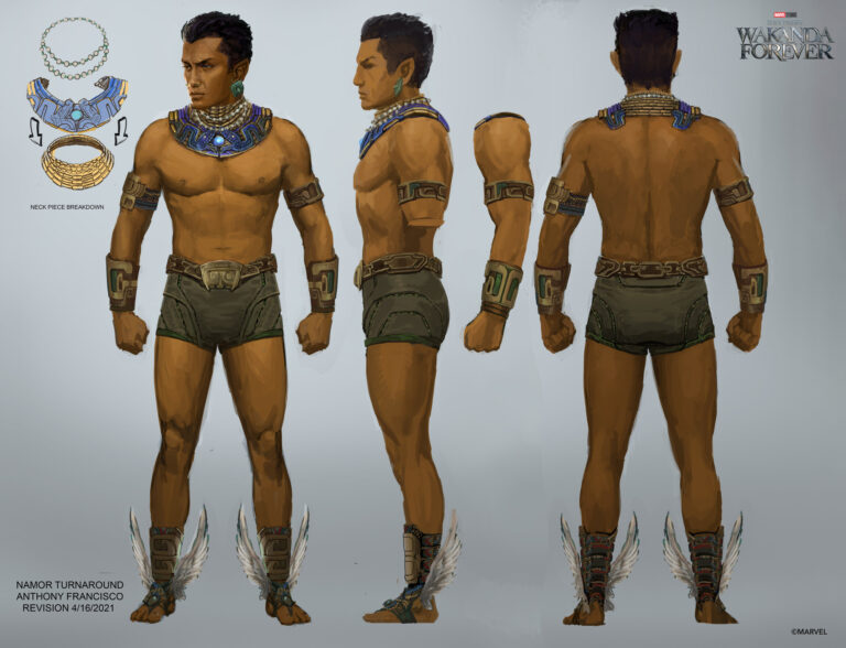The official turn around of Namor concept design.