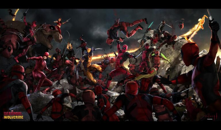 Figthing with variants of Deadpool !!