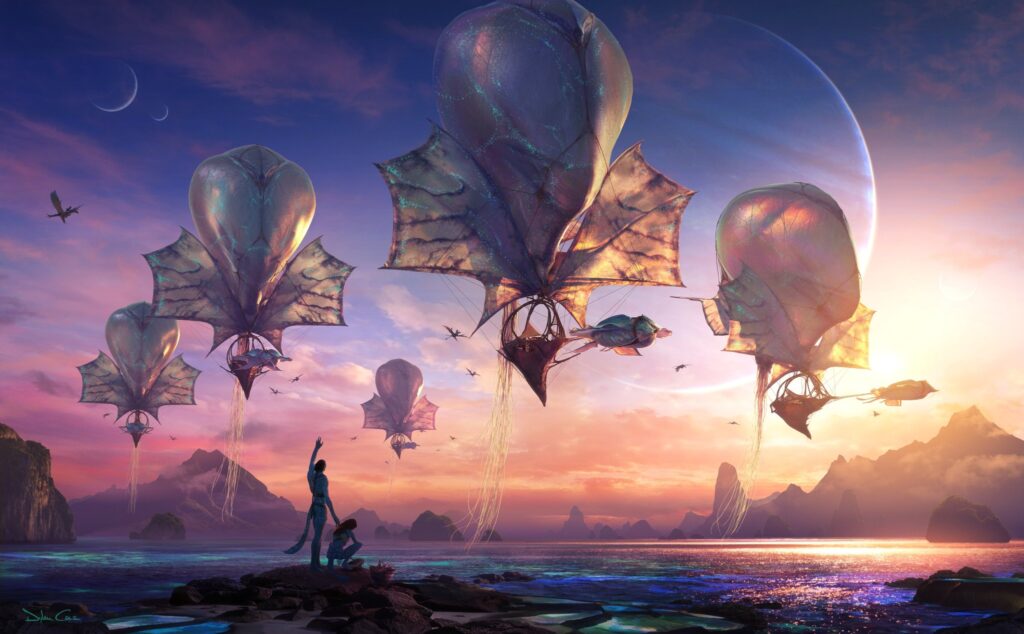 Avatar: Fire and Ash concept art that showed on Disney D23 Brasil.