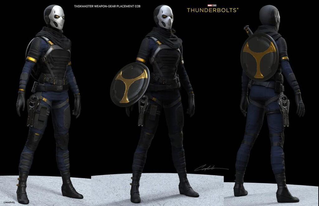 Taskmaster's Tactical Prowess Takes Center Stage in New Thunderbolts* Concept Art!