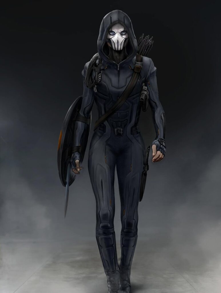 Take a look at this epic concept design of Taskmaster from artist-Aleksi Briclot (.
