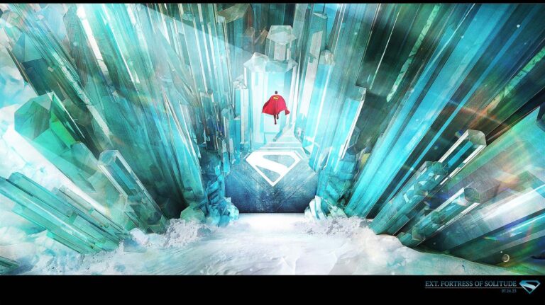 A breathtaking glimpse into the Supermanl's sanctuary!