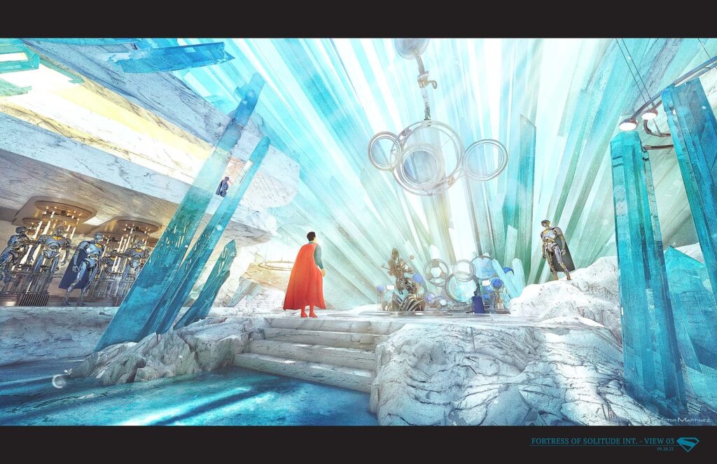 A spectacular look inside the new Fortress of Solitude!
