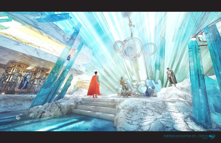 A spectacular look inside the new Fortress of Solitude!