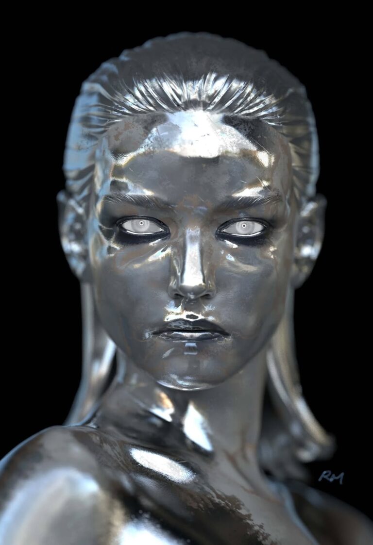 Shalla-Bal as the Silver Surfer – Concept Art Reveal.