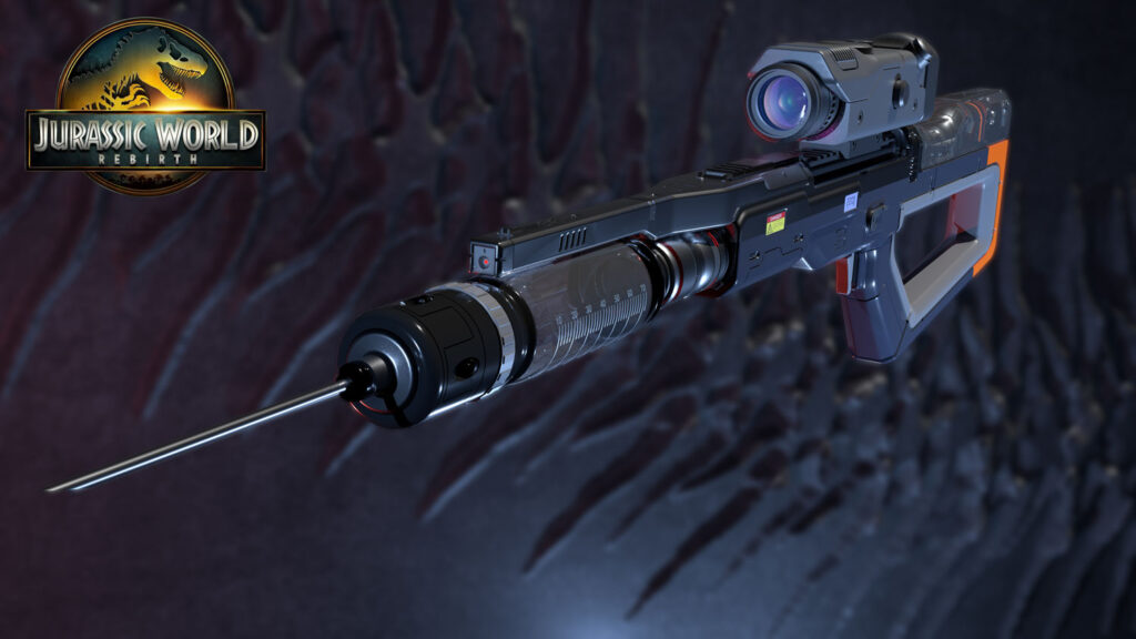 Zora's Dart Gun – Jurassic World: Rebirth Concept Art