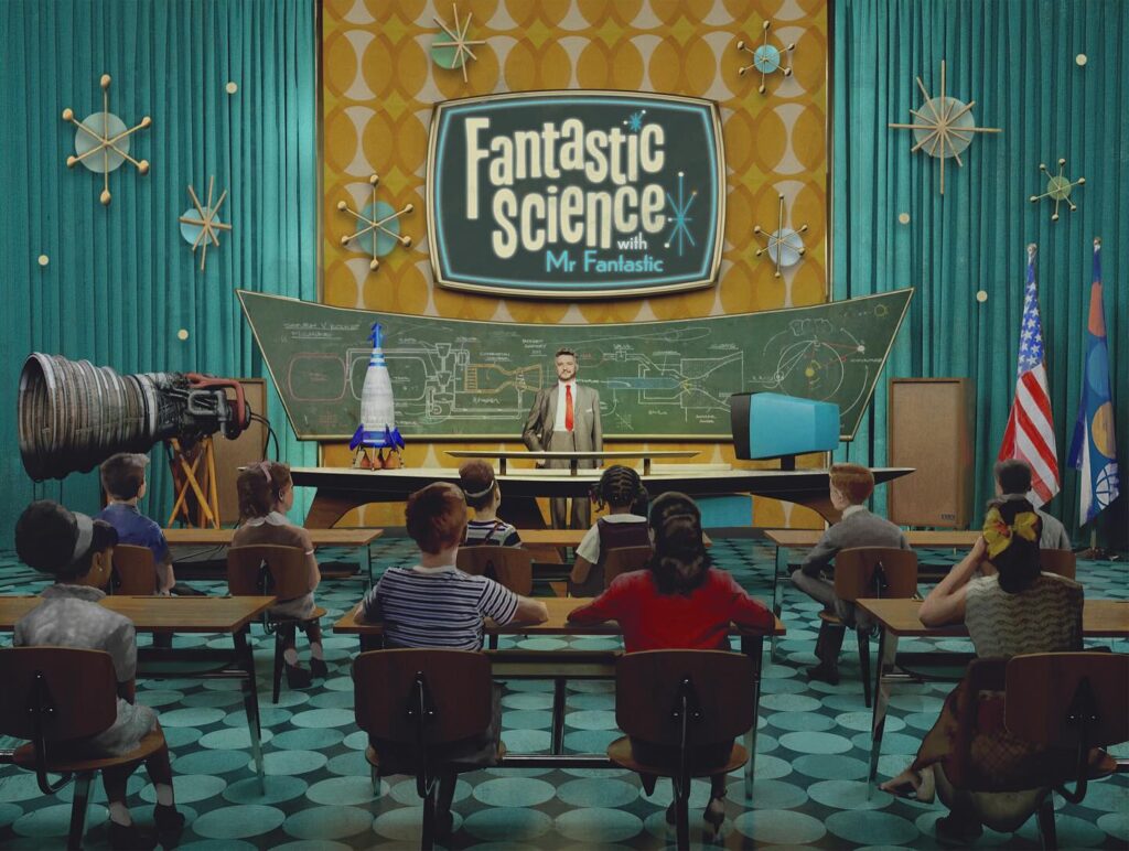 "Blast off into learning with Mr. Fantastic!