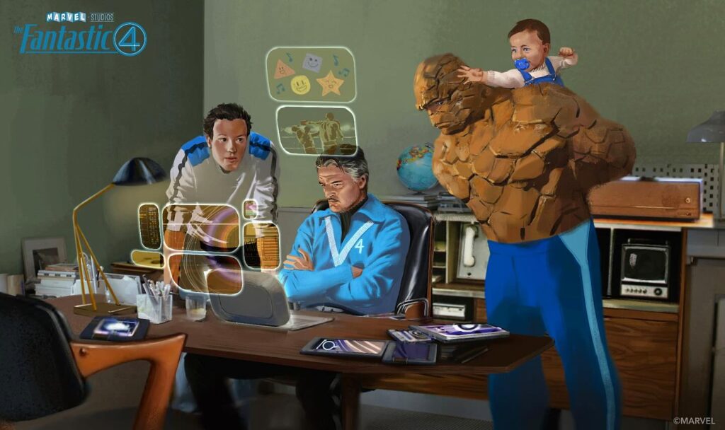 Check out this amazing concept art by Naomi Baker ( for Marvel Studios' "The Fantastic Four"!